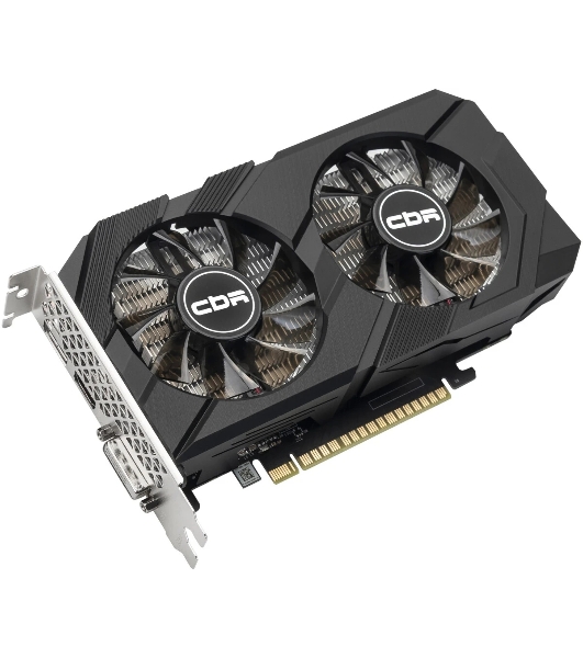 Видеокарта CBR GeForce GTX 1650, 4 GB GDDR6, 128 bit, DisplayPort, HDMI, DVI, GPU 1590 MHz