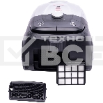 Пылесос Sharp EC-JB19R-S серебристый, 350/1900 Вт, уборка сухая, пылесборник мешок, 2,3 л, фото5