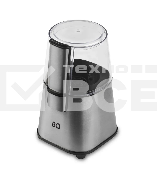Кофемолка BQ CG1004 Steel-Black, Мощность 220 Вт, 60 г максимальная загрузка