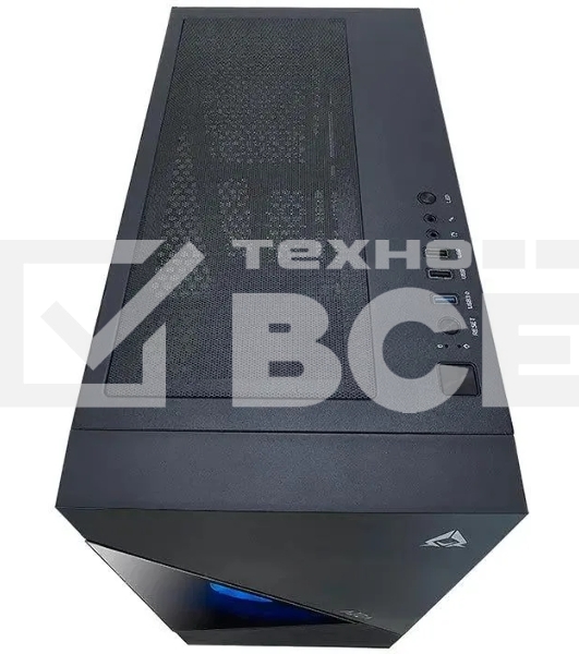 Компьютерный корпус Azza Eclipse черный без БП ATX 9x120mm 5x140mm 2xUSB2.0 1xUSB3.0 audio bott PSU
