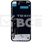 Дисплей для Apple iPhone XR в сборе с тачскрином и рамкой (AAA TFT), черный, фото2