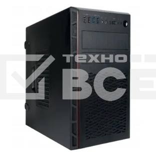 Компьютерный корпус IN WIN 6196819 MiniTower mATX 12 Вт Цвет черный EMR065/6196819