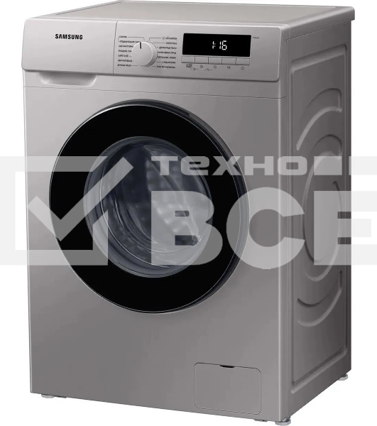 Стиральная машина Samsung WW80T3040BS/LP серебристый, загрузка фронтальная 8 кг, 1400 об/мин, класс: A