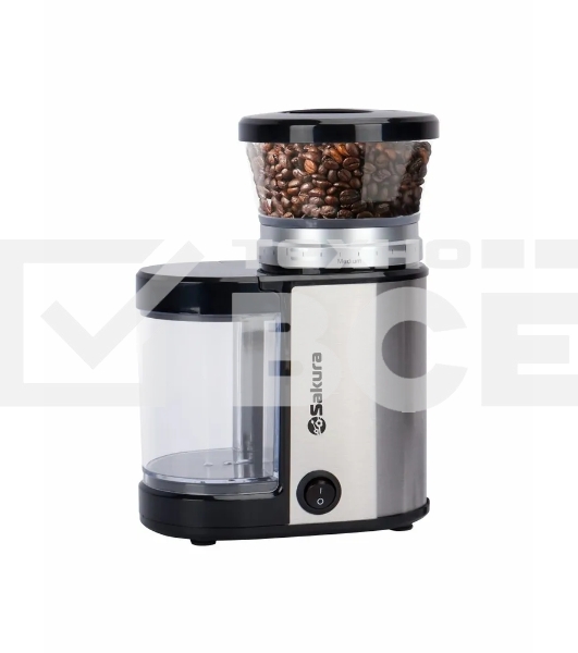 Кофемолка Sakura SA-6154S 150 Вт, 150 гр, серебристый
