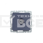 Розетка TV оконечная IEK BRITE РТВ11-0-БрМ маренго, фото4