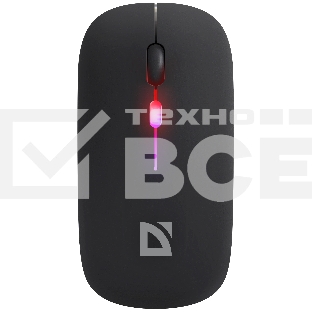 Мышь беспроводная Defender Coda MB-261 черный, 1600 dpi, радиоканал, Bluetooth, USB, кнопки - 4