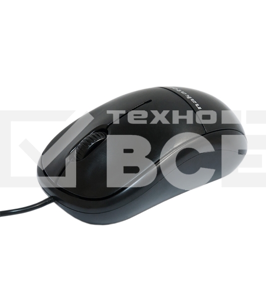 Мышь проводная Nakatomi MON-05U черный, 1000 dpi, USB, кнопки - 3