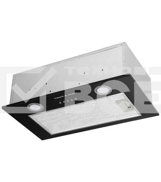 Вытяжка встраиваемая Zigmund & Shtain K 018.5 B черный, 50 см, 660 куб. м/ч, 58.6 дБ