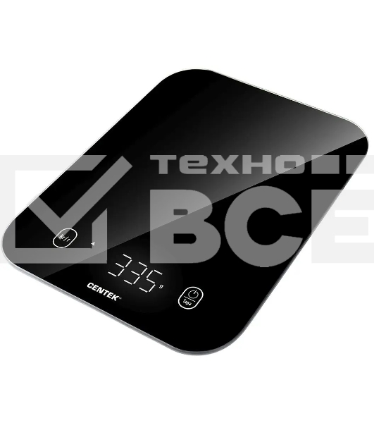 Весы кухонные Centek CT-2480 LED черный
