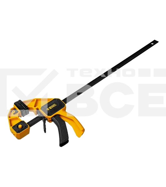 Струбцина Denzel F-образная, быстрозажимная, 450 х 80 мм, усиленный нейлоновый корпус