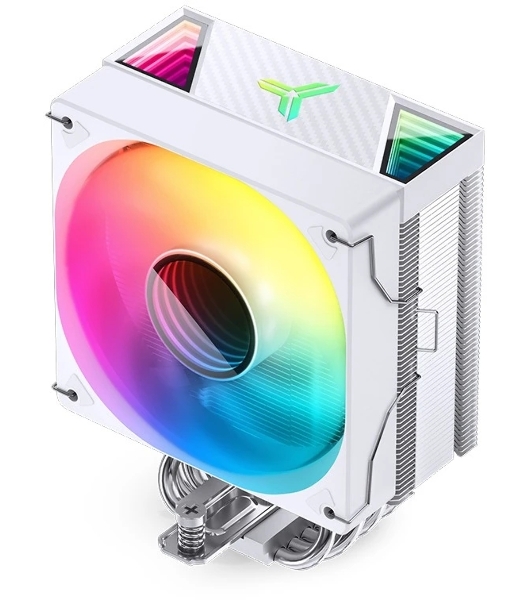 Кулер для процессора JONSBO CR-1000 V2 PRO ARGB (230W, 4-pin PWM, 157мм, Al/Cu, 6x6мм, ARGB, 1x120мм, 59.48CFM, 32.0dBA, 1500RPM, S: 1700/1200/115X, AM4/AM5 белый)