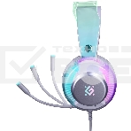 Игровая гарнитура Defender Glitch белый, RGb, фото2