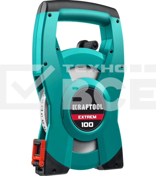 Геодезическая стальная мерная лента KRAFTOOL EXTREM, 100 м