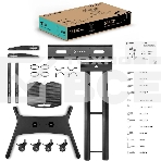 Стойка для телевизора с кронштейном ONKRON 50'-83', мобильная, черная TS1380, фото2