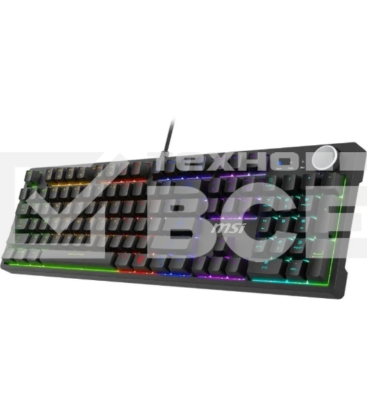 Клавиатура MSI Forge GK320 проводная, USB Type-A, чёрный