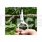 Ножницы садовые Deli DL580123 цельнометаллические, 200мм, макс. диаметр резки 12мм, сталь 55С, возвратная пружина, противоскользящие рукоятки, фото2