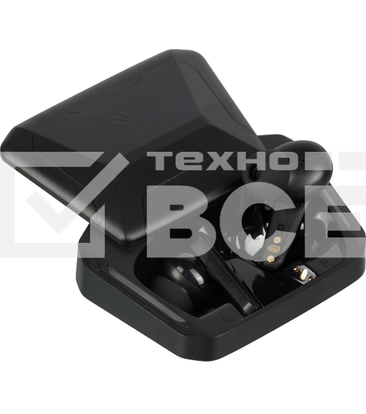 Гарнитура проводная с микрофоном A4Tech Bloody M70 черный/синий вкладыши BT в ушной раковине (M70 BLACK+BLUE)