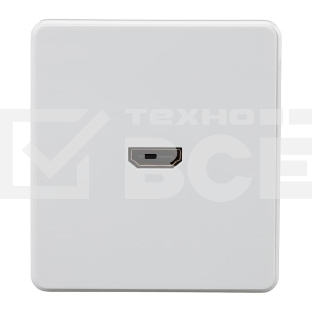 Розетка Kranz ROUND HDMI с/у перламутр