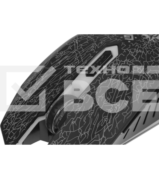 Мышь проводная Defender Shock GM-110L черный, 3200 dpi, USB, кнопки - 6