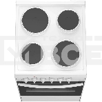 Плита электрическая Darina S EM 341 404 W белый/черный, конфорок 4 шт, духовка 50 л, 50 см x 85 см x 56 см, фото4