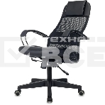 Кресло эргономичное Бюрократ CH-NOVA LUX черный сетка/ткань крестов. пластик, фото4