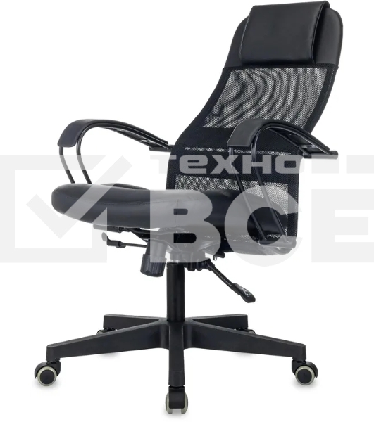 Кресло эргономичное Бюрократ CH-NOVA LUX черный сетка/ткань крестов. пластик