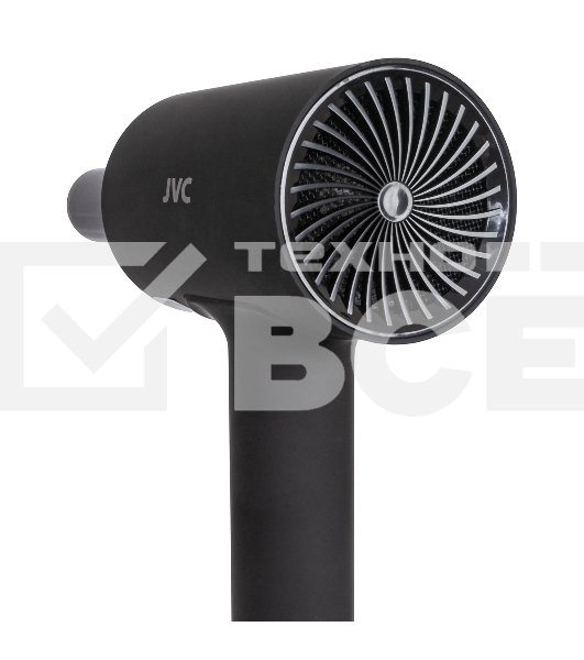 Фен JVC JHD011 черный, 1600 Вт