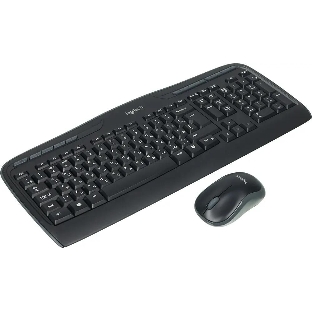 Комплект клавиатура + мышь Logitech MK330 клав:черный мышь:черный USB беспроводная Multimedia