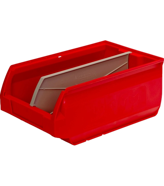 Ящик сплошной ТАРА.РУ Milano 5003 красный 350х230х150мм PP 10038
