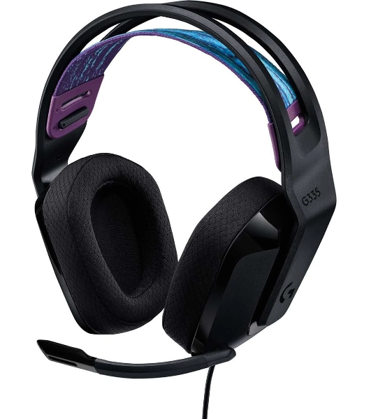 Гарнитура Logitech G335 чёрный, проводная, 3.5 мм
