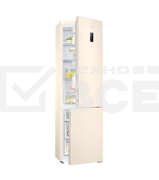 Холодильник Samsung RB37A5200EL/WT бежевый двухкамерный 269/118 л морозилка снизу