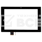 Сенсорное стекло (тачскрин) для Sony Xperia Tablet Z I101FGT08.1, черное, фото 1
