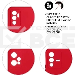 Чехол (клип-кейс) DF xiCase-63 для Xiaomi 12/12X красный, фото4