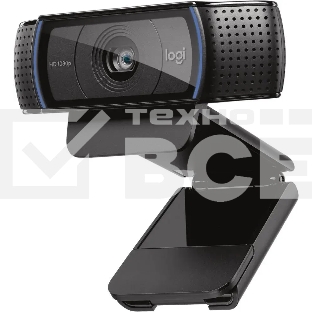 Камера Web Logitech HD Pro C920 черный 3Mpix (1920x1080) USB2.0 с микрофоном (960-001062)