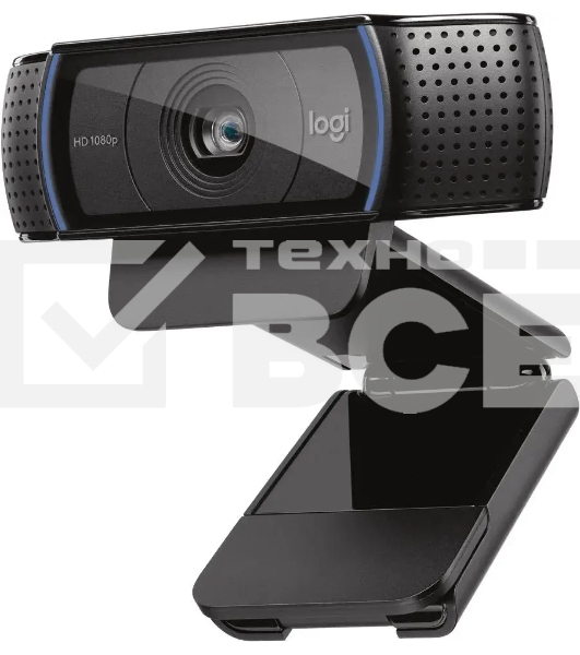 Камера Web Logitech HD Pro C920 черный 3Mpix (1920x1080) USB2.0 с микрофоном (960-001062)