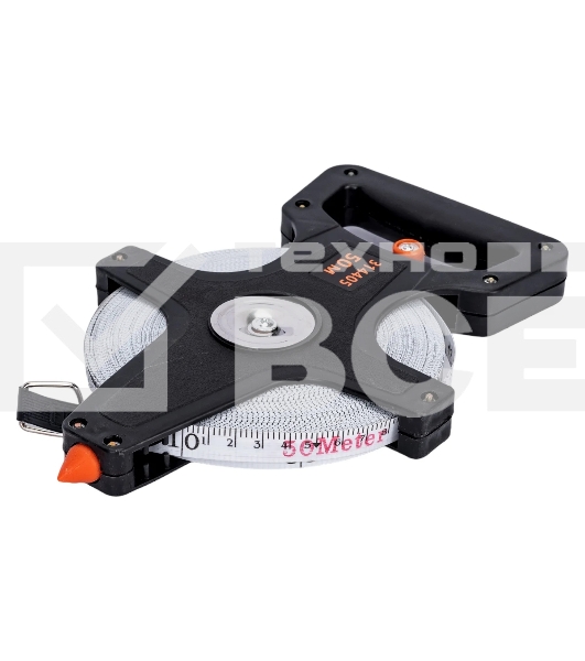 Рулетка геодезическая, 50 м х 12,5 мм, лента ПВХ, открытый корпус Sparta