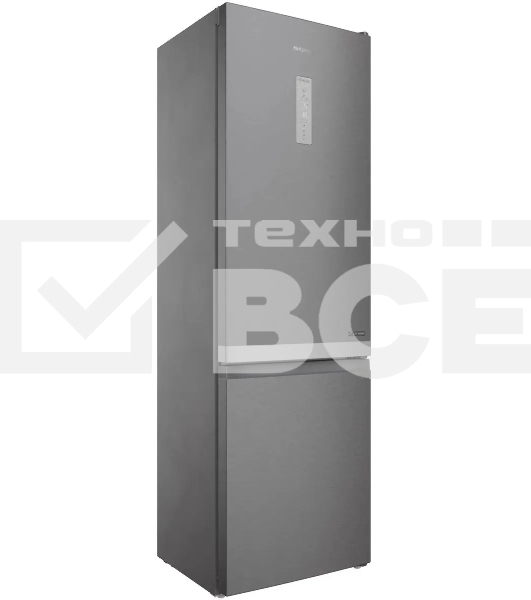 Холодильник Hotpoint HT 7201I MX O3 нержавеющая сталь двухкамерный 239/83 л морозилка снизу, No Frost