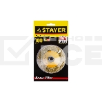 Кордщетка STAYER PROFESSIONAL 35133-100коническая М14 витая латунь/сталь 0.3мм d100мм, фото3