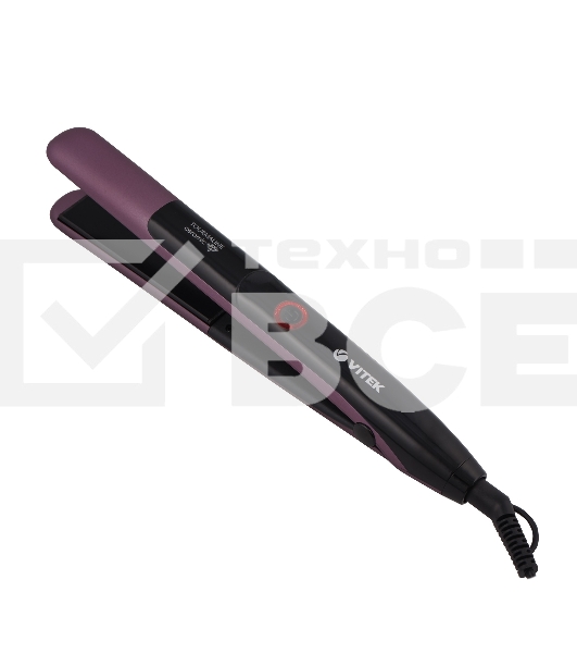 Выпрямитель Vitek VT-2285 36Вт фиолетовый макс.темп.:180С покрытие:керамико-турмалиновое