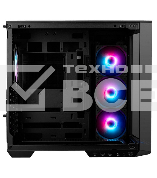 Компьютерный корпус MSI MAG Pano 100R PZ , Mid Tower, ATX, 2xUSB 3.2 Gen 1, 1xUSB 3.2 Gen2 Type-C, 3x120mm ARGB Reverse Blade Fan, 1x120mm ARGB Fan, ARGB+PWM Control Board,Tempered Glass Window, Brown Box