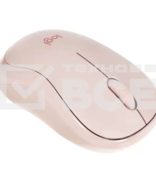 Мышь беспроводная Logitech M221 розовый, 1000 dpi, радиоканал, USB, кнопки - 3
