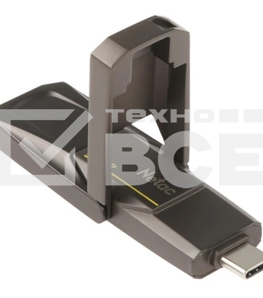 Флеш диск Netac US5 NT03US5C-512G-32TA 512GB USB3.2+TypeC Solid State Flash Drive, up to 550MB/500MB/s
