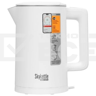 Чайник электрический Redmond SkyKettle KM231S 1.7л, 2200Вт, белый корпус: стекло