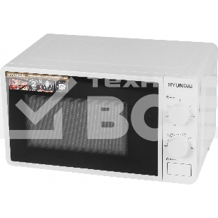 Микроволновая печь Hyundai HYM-M2003 белый, 20 л, 700 Вт, переключатели - поворотный механизм