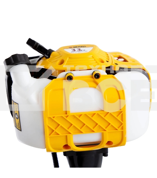 Триммер бензиновый Denzel DTL-33, 33 см3, неразъемная штанга, состоит из 2 частей