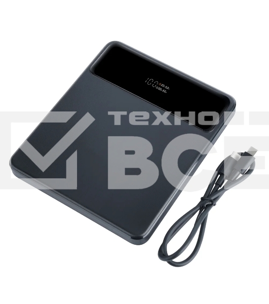 Портативный аккумулятор Perfeo Powerbank LAPTOP 105W 20000 mAh/LED дисплей/PD + QC 3.0/2 Type-C/2USB/Выход: 5A,max105W черный (PF_E1472)