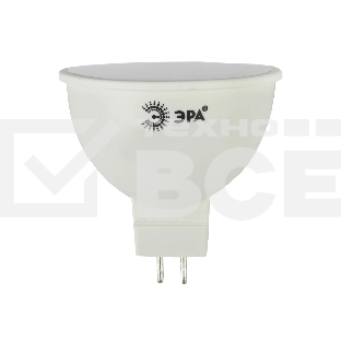 Лампа светодиодная ЭРА Б0020547 LED 8Вт GU5.3 220В 4000К СТАНДАРТ MR16