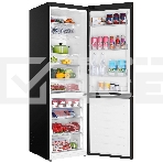 Холодильник Haier C4F740CBXGU1 черный двухкамерный 286/115л морозилка снизу, No Frost, фото2