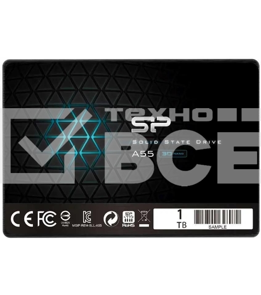 Накопитель SSD Silicon Power Ace A55, 1Tb, SATA III, 2.5