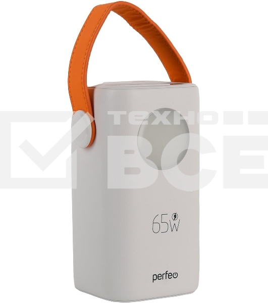 Портативный аккумулятор PERFEO (PF_E1635) MOON 65W 40000 mAh/LED дисплей, белый